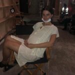Stefanie Scott Instagram - I have waited my entire career to wear a pregnancy belly, and I am proud to say the day has come 🤙