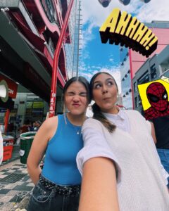 Stefany Vaz Instagram - HBD 🧡 Já fui para as nações com a minha melhor amiga e também para o interior de São Paulo. 🗣️🌎 Feliz aniversário, que seu dia seja tão divertido quanto uma volta em pariquera-açu para comprar um hamster, você me ensina muito & amo oce Jooolia! Are you feeling 22? @julialorrana