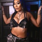 Stephanie Bell Instagram - Knowin’ nothin’ in life but to be legit, Don’t quote me boy, cause I ain’t sayin’ sh.. #Smackdown #WWE #TheOc #BlasianBaddie 📸 @themattycox Outfit @_dont.mention.it_ Earrings @traphoops