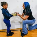 Stephanie Bell Instagram - The best part of my job. Community Champions on the road to wrestlemania!!! #TheLighthouse #YeahPhilly #Wrestlemania40 #WWE