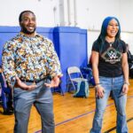 Stephanie Bell Instagram - The best part of my job. Community Champions on the road to wrestlemania!!! #TheLighthouse #YeahPhilly #Wrestlemania40 #WWE