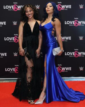 Stephanie Bell Instagram - Sister, sister
Talk about a two-way twister
Shaking up the family tree
With sibling synchronicity

#WWE #LoveAndWWE #YimSisters