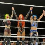 Stephanie Bell Instagram - Here comes the Powerpuff Girls to save the day. @beckylynchwwe @shotziwwe @ajasmithwwe #WWEJackson #WWELive #wwe