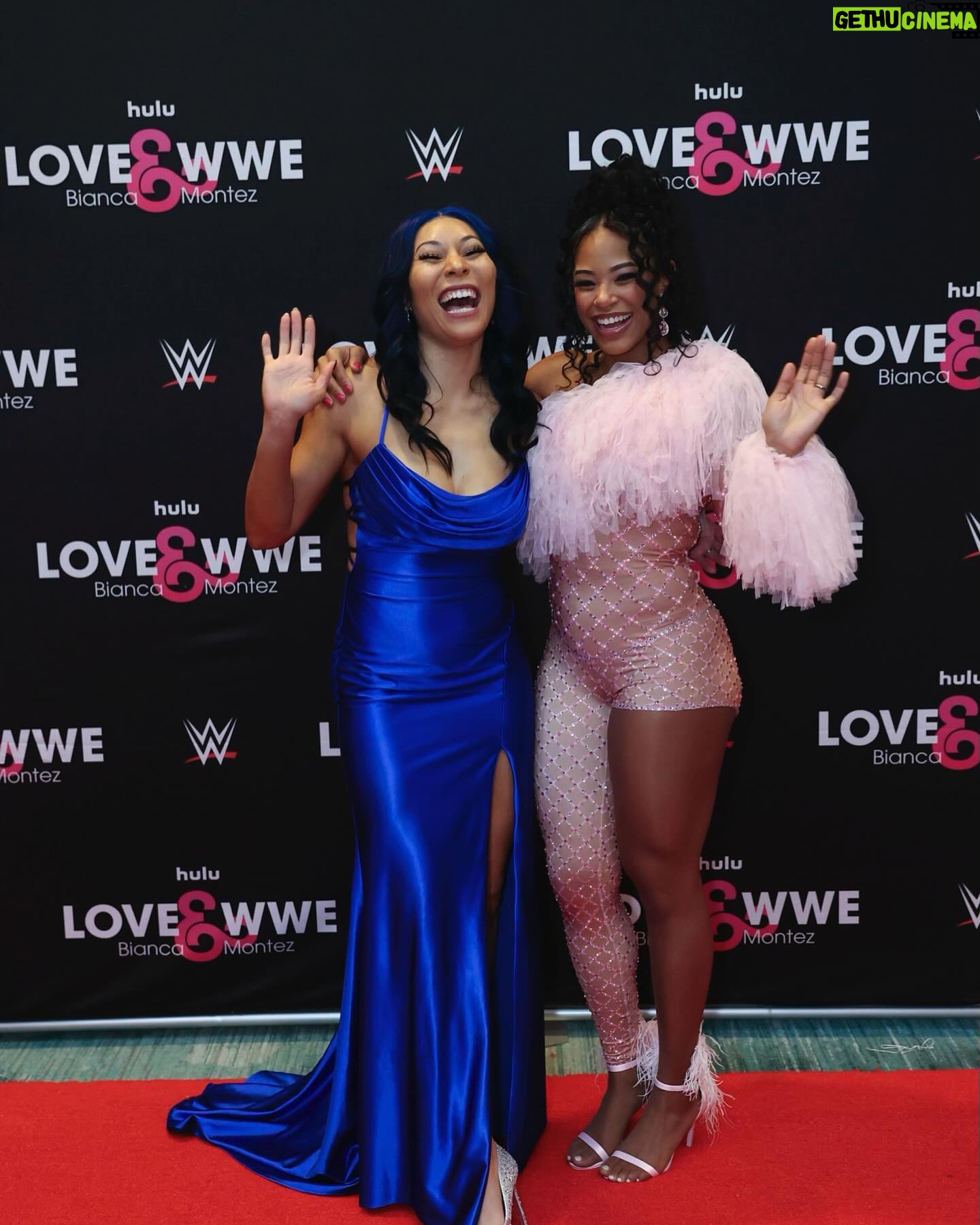 Stephanie Bell Instagram - So proud of everything you represent and have accomplished. I will always support you like you’ve supported me. To my dear friend, much love and success. We all are rooting for you! @biancabelairwwe Make sure to catch #LoveAndWWE only on @hulu starting Feb 2!!! #WWE #Hulu 📸 @andreakellawayphotography