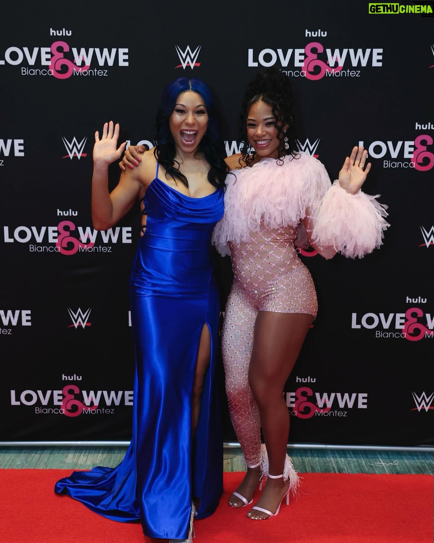 Stephanie Bell Instagram - So proud of everything you represent and have accomplished. I will always support you like you’ve supported me. To my dear friend, much love and success. We all are rooting for you! @biancabelairwwe Make sure to catch #LoveAndWWE only on @hulu starting Feb 2!!! #WWE #Hulu 📸 @andreakellawayphotography