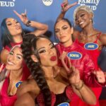Stephanie Bell Instagram - Family Feud here we come!!! TEAM BELAIR! @familyfeudabc Makeup: @beautybyjett