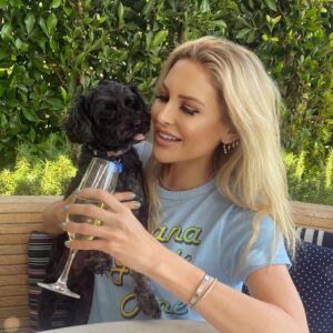 Stephanie Pratt Instagram - My kind of double-fisting 🐶🥂