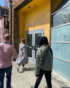 Stephanie Shepherd Instagram - There are 69,000 people experiencing homelessness in LA county. It’s truly heartbreaking and quite frankly inhumane that 4,500 people live in Skid Row. I went to visit @thepeopleconcern‘s 3 program sites (interim housing, mental health, outreach) downtown to learn more about their services and the clients at each center and how I can best support the work they’re doing. Those who are experiencing homelessness can utilize the @thepeopleconcern resources for interim housing, mental health services, receive medical care, income assistance and rehabilitation. Each client is assigned a case manager who helps them navigate their way from being unhoused to housed, healthy and safe. ***because of their wrap around services 92% of the clients who enter @thepeopleconcern mand find permanent housing stay housed! **** This is a community issue and we need to do everything we can to help our brothers and sisters who are most vulnerable. If you’d like to get involved, learn more, or donate — check the link in my bio. They also have an Amazon wish list which makes it super easy to donate items in need !!!