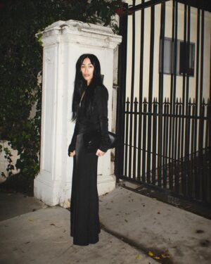 Stephanie Shepherd Instagram - me in @tovestudio outside a strangers house.