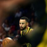 Stephen Curry Instagram – Sundays at Work. 

Romans 10:9 “Because, if you confess with your mouth that Jesus is Lord and believe in your heart that God raised him from the dead, you will be saved.”
