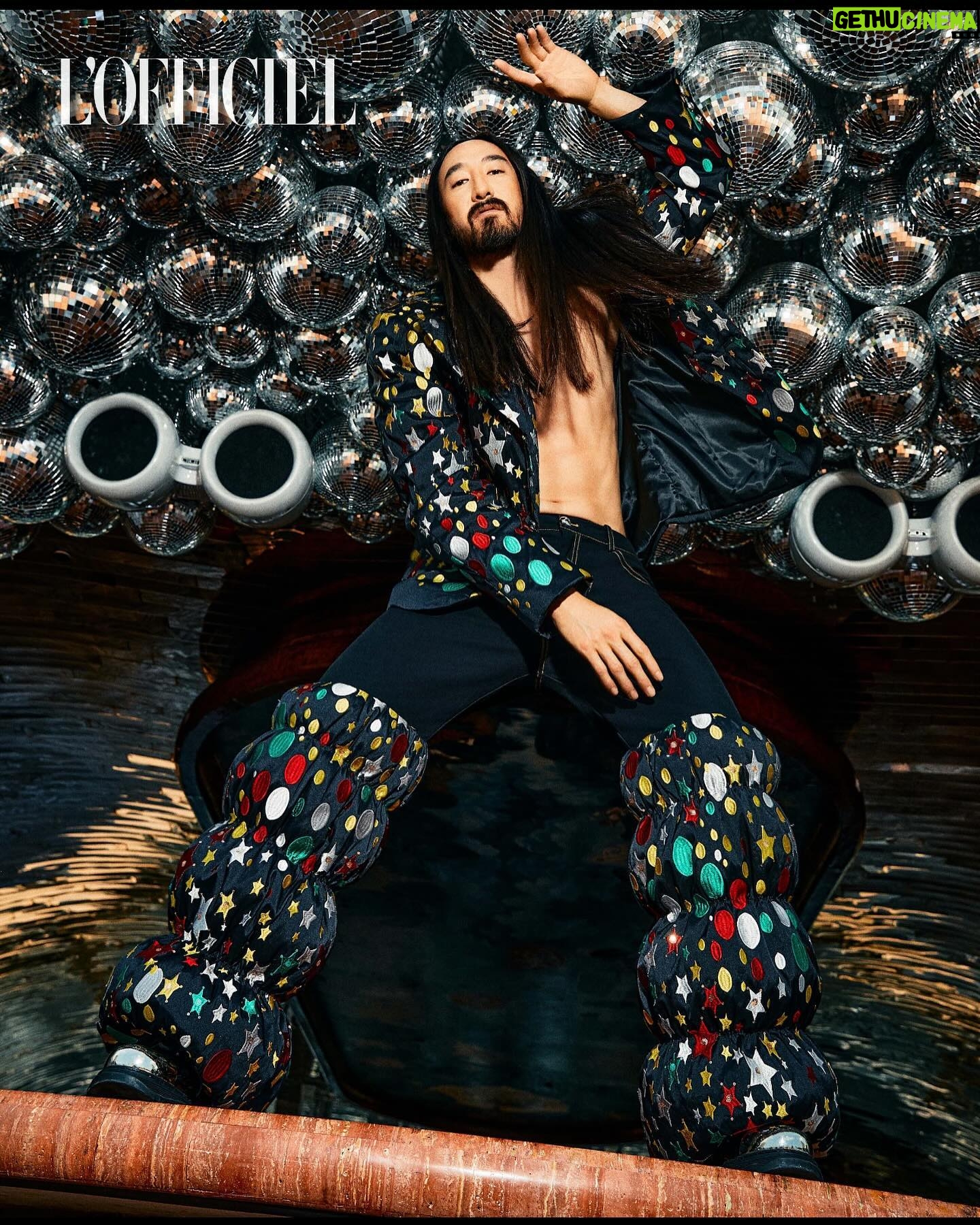 Steve Aoki Instagram - Went wild 👁️👁️ with this cover shoot. What’s ur favorite look? 1,2,3,4,5,6 @lofficielindia @lofficielhommes