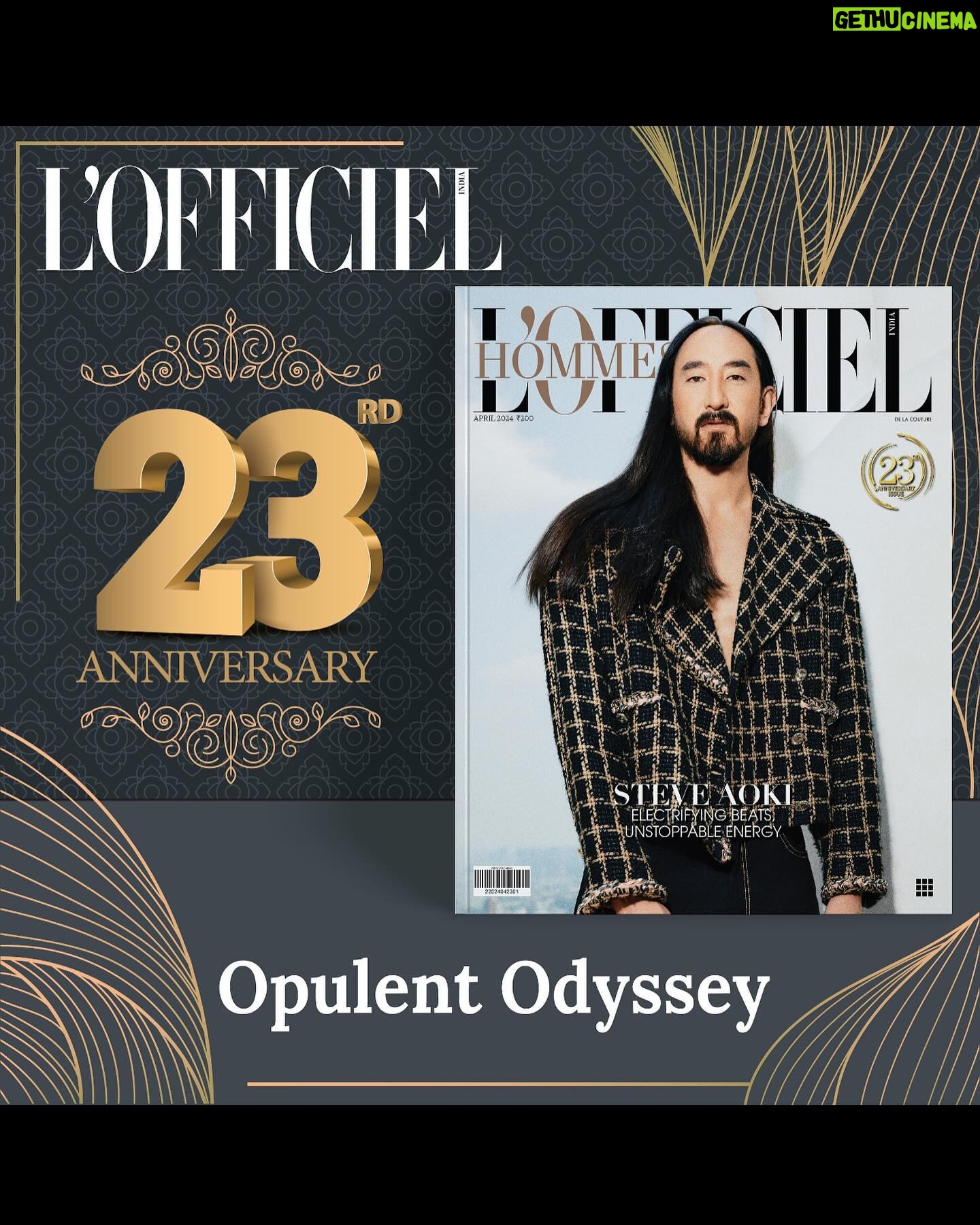 Steve Aoki Instagram - Went wild 👁️👁️ with this cover shoot. What’s ur favorite look? 1,2,3,4,5,6 @lofficielindia @lofficielhommes