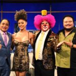 Stormi Maya Instagram - Last Night Filming for the @nochesconplatanito tv show in Los Angeles with actor @tasteofadrian !! Talking about my music and upcoming movie @hustlersmovie ! Hilarious Spanish Comedy and Interviews . @canalestrellatv • Makeup @avemonsters Dress @dollskill #dollskill • #stormimaya #hustlersmovie #estrellatv #spanish #latin #latino #nochesconplatanito #actress