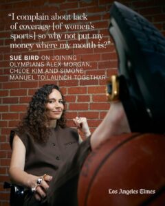 Sue Bird Instagram - Sue Bird is still not used to being described as a former basketball player. It’s not that the longtime Seattle Storm point guard, who called a wrap on her WNBA career in 2022 after more than two decades in the league, was worried about finding something to fill her time. Instead, she says, “the scariest part” of retiring was the question it raised: “Who am I without this?” In a sense, the new documentary “Sue Bird: In the Clutch” is her answer. Or at least an answer. The film follows Bird during her final WNBA seasons while looking back on her time as a student athlete, her international career and her achievements off the court. In other words, a portrait of someone who was never “just” a basketball player. Even before retiring, she co-founded @togethxr, a media and commerce company launched in 2021, with fellow Olympians soccer star @alexmorgan13, snowboarding phenom @chloekim and groundbreaking swimmer Simone Manuel (@swimone). Read Bird’s full interview with The Times about her next chapter at the link in @latimes_entertainment’s bio. 📸 @nicolbiesekphoto