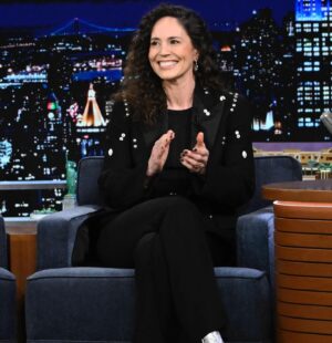 Sue Bird Instagram - Thank you @fallontonight for having me on the show to celebrate international women’s day! Had so much fun chatting all things women’s sports and my doc, Sue Bird: In the Clutch. And of course had to deck out @jimmyfallon with some @togethxr merch :) 

Sue Bird: In the Clutch will be available to own and rent on digital March 29th: @wolfevideo, @nikebasketball, @vudufans, @appletv, @primevideo. I can’t wait for everyone to see it!