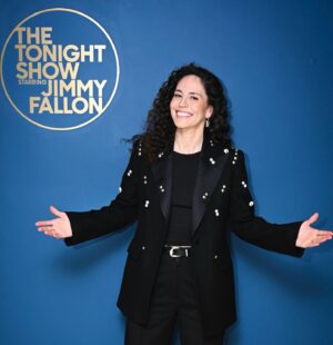 Sue Bird Instagram - Thank you @fallontonight for having me on the show to celebrate international women’s day! Had so much fun chatting all things women’s sports and my doc, Sue Bird: In the Clutch. And of course had to deck out @jimmyfallon with some @togethxr merch :) 

Sue Bird: In the Clutch will be available to own and rent on digital March 29th: @wolfevideo, @nikebasketball, @vudufans, @appletv, @primevideo. I can’t wait for everyone to see it!