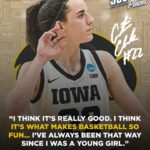 Sue Bird Instagram - Trash talking is just part of the game according to @caitlinclark22.