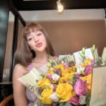 Sue Ramirez Instagram – Special delivery from @javibenitezzz 💐💕