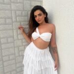 Sukriti Kakar Instagram - Summer calling 🧴🌻 🐚 Wearing @itgirl_love 🤍