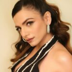 Sukriti Kakar Instagram - Happy women’s day 🖤 More resilience, more power, more strength, more faith, more compassion, more healing, more joy, more calm & more self love 💖 Don’t stop until you’re proud ✨ Wearing @brownsugar.in Styled by @pallakhshah Hmu @saniya.advani 📸 @sanjaydubeyphotography
