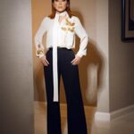 Sulafa Memar Instagram - It’s always a pleasure to be on @mbc1 Thank you for hosting me @kalamnawaeminsta 🤍 Grateful for all your love and support 🥰🤍 Outfit: @eliesaabworld Jewelry: @marli Hair & Make up: @miladhannoun Stylist: @jonymatta Outfit photoshoot By: @ahmad_zamlout Special thanks to: @millionairelifearebia #sulafamemar #سلافة_معمار | #كلام_نواعم