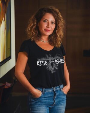 Sulafa Memar Instagram - I am joining @zuhairmuradprivate and @zuhairmuradofficial in helping the people of Beirut who have lost so much in this devastating tragedy. 100% of the profits from this limited edition tee will support the relief efforts of @offre.joie who are currently on the ground responding to humanitarian needs for the people of Beirut. To support the country, get yours at represent.com/beirut (link to buy in bio) #RiseFromTheAshes #SulafaMemar