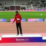 Sulafa Memar Instagram - الرياضة فن . أخلاق . إصرار هذا البطل العصامي هو قصة نجاح فردية مُلهمة للأجيال الشابة وللمنتخبات الرياضية الوطنية ... الحصول على الذهب والوصول الى المراتب الأولى في المحافل الدولية لايأتي إلا بالعمل الجاد، الإصرار، التعب، المثابرة واحترام الآخر #مجد_الدين_غزال بطل سوريا وآسيا في ألعاب القوى، الوثب العالي بجدارة الدهب بيلبقلك ونحنا منفتخر فيك وبإنتظار تتويجك ببطولة العالم ان شاء الله 🙏🏻 #سلافة_معمار @majdeddinghazal 💪🏼🥇🇸🇾 شكراً لمنصة #اللاعبيبن_السوريين_المحترفين على الإهتمام @syrianproplayers
