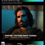 Suniel Shetty Instagram - Thrilled, honored and humbled to see Hunter's campaign recognized at the 28th Webby Awards 2024! Huge congrats to the team for this incredible achievement. Grateful for the love and support from fans worldwide. Let's keep raising the bar! @amazonminitv @rahuldevofficial @imeshadeol @barkhasengupta @karanvirsharma @batraalok8 @dir_prince_dhiman @saregama_official @yoodleefilms @amazinggaaa @sydkher @teesuperfly