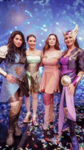 Sunshine Dizon Instagram - The OG Sanggres on @itsshowtimena. I love Team Kalma for making this possible. Grabe yung love na nararamdaman ng grupo namin. Salamat. Salamat rin sa lahat ng nagbabahagi ng childhood/youth kwentos nila about enka. I’m obsessed 🤩 If you caught it, Argus is represented by the three…let’s call them Argus’ Angels. I want to say big thanks to Zach Yonzon for creating new characters via his creative sketches and of course to @markindustries for taking up the challenge of doing this in a big rush during busy Halloween season. Thanks also to @styledbymac of @itsshowtimena for making sure everything is in order as it is so intricate to create a new universe from scratch. The excitement of my team especially the Enka fans @gracebalderas and @dollyguuuurl aka Danaya fuelled our enka side project for me. The excitement of our Enkantadiks who continually give us love is super inspiring and we know you always deserve a big gift from us. And this year, our it’s this Showtime reunion 💙♥️🤎💚 we love you! Always, your Ashti Alena
