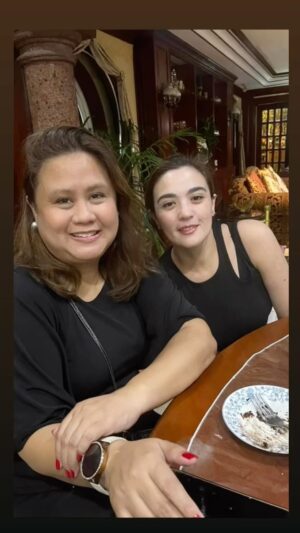 Sunshine Dizon Instagram - Happy anniversary to my childhood best friend, neighbor and kumare @margiesison and pareng @ericlouiesison.
So nice to see everyones beautiful faces after so long, memories rushing in being back at Tita Nini and Tito Mon’a beautiful nathan mansion.
But then again, Joeylane will always be the best 🥰 can you believe it Mars @margiesison 33 years na nga ba talaga? Childhood friend 😄
MIA @myla.arguelles see you soon mars.
