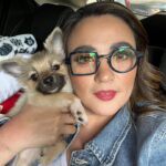 Sunshine Dizon Instagram – After work traffic selfies with my gogi bear 🐻 ♥️