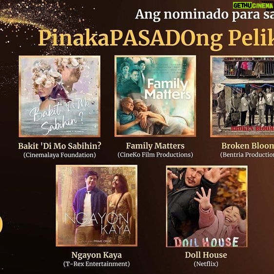 Sunshine Dizon Instagram - Maraming salamat sa Gawad Pasado saaming nominasyon para sa obrang sinulat ni @troyespirituphoto at Direksyon ni @joellamangan #WALKER Sa lahat ng nominado at lalo’t kasama namin sa #Walker isang pagbati!