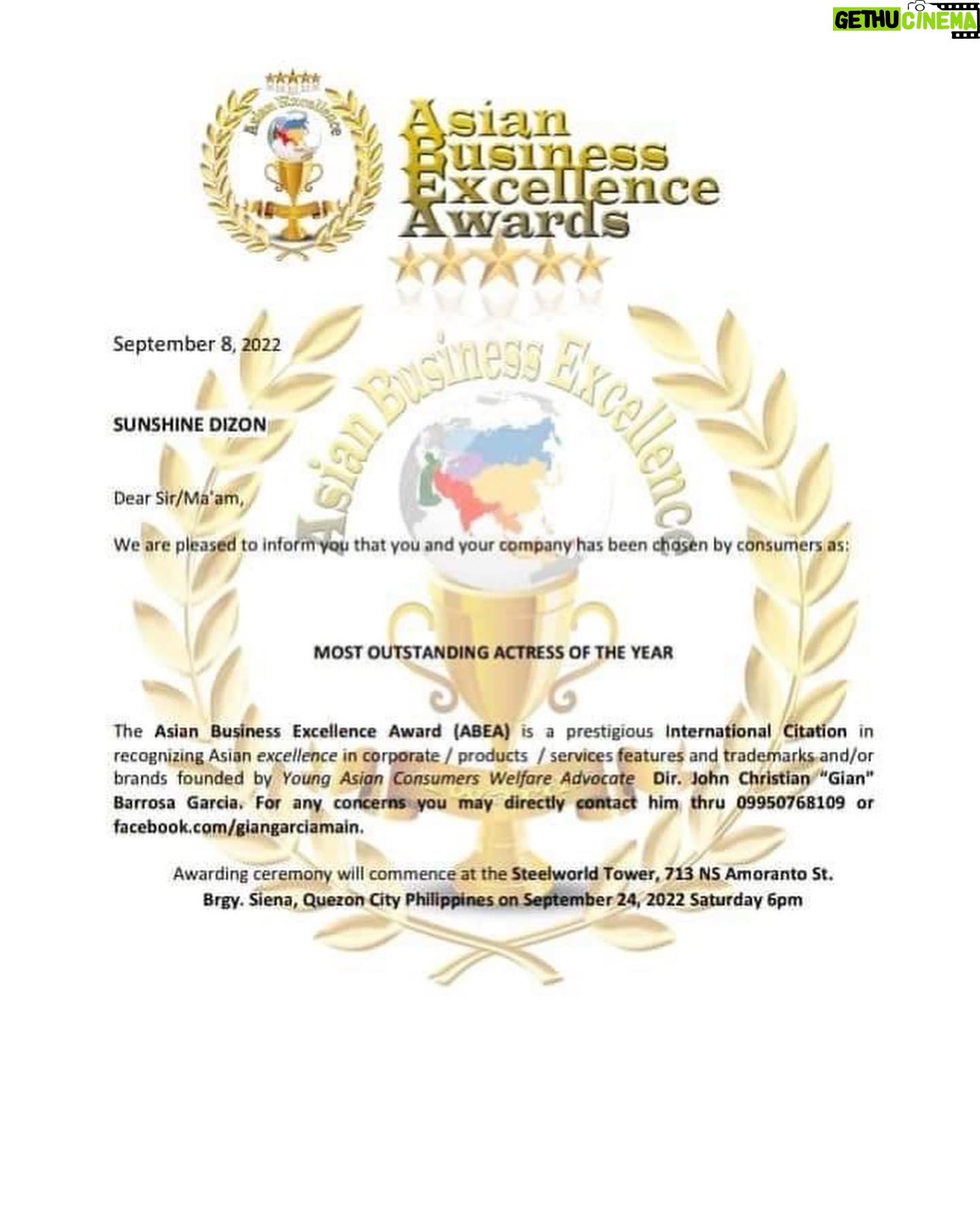 Sunshine Dizon Instagram - Totally forgot about the following to post. Huli man daw at magaling makakahabol din. Sincerest gratitude to the following for the recognition. Maraming salamat po.