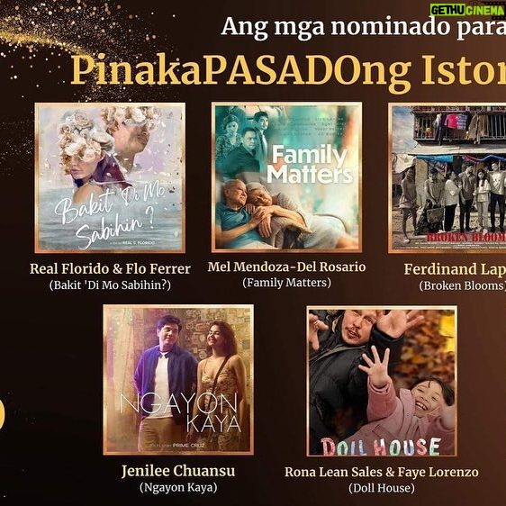 Sunshine Dizon Instagram - Maraming salamat sa Gawad Pasado saaming nominasyon para sa obrang sinulat ni @troyespirituphoto at Direksyon ni @joellamangan #WALKER Sa lahat ng nominado at lalo’t kasama namin sa #Walker isang pagbati!