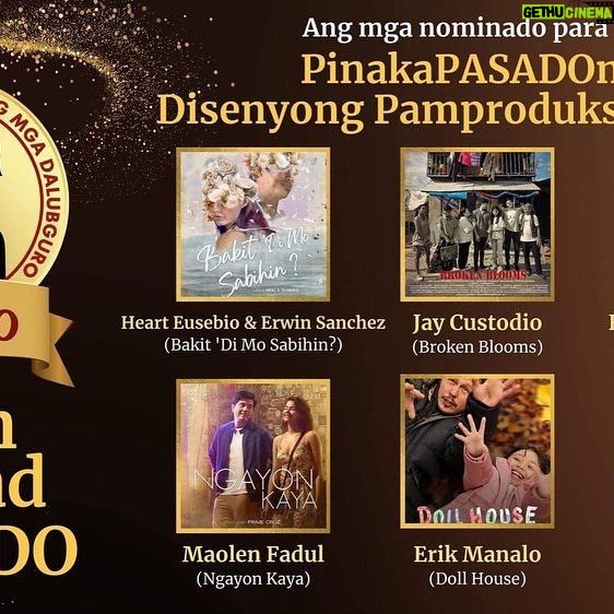 Sunshine Dizon Instagram - Maraming salamat sa Gawad Pasado saaming nominasyon para sa obrang sinulat ni @troyespirituphoto at Direksyon ni @joellamangan #WALKER Sa lahat ng nominado at lalo’t kasama namin sa #Walker isang pagbati!