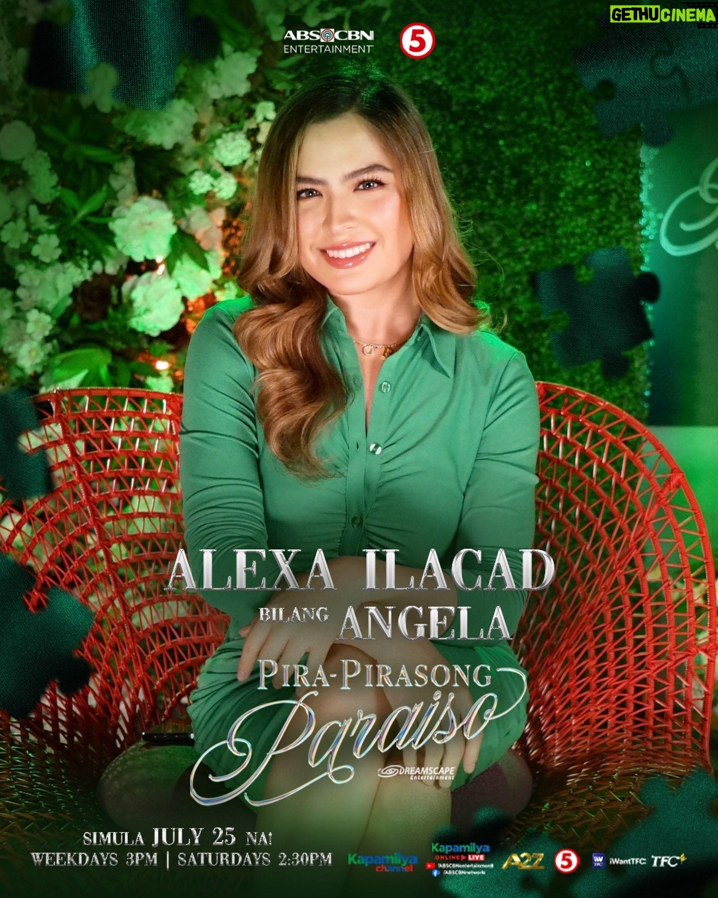 Sunshine Dizon Instagram - Paparating na ang mga bubuo sa hapon nyo! Kilalanin si Alexa Ilacad @alexailacad bilang Angela π§©β¨ Inihahandog ng ABS-CBN Entertainment at TV5 ang isang Dreamscape Entertainment Production. Pinagbibidahan nina Elisse Joson, Alexa Ilacad, Charlie Dizon, at Loisa Andalio. Sa direksyon nina Raymund B. Ocampo at Roderick P. Lindayag. Pira-Pirasong Paraiso, simula ngayong JULY 25 na sa Kapamilya Channel, Kapamilya Online Live, TV5, A2Z, at iWantTFC. #PiraPirasongParaiso BUKAS NA! π