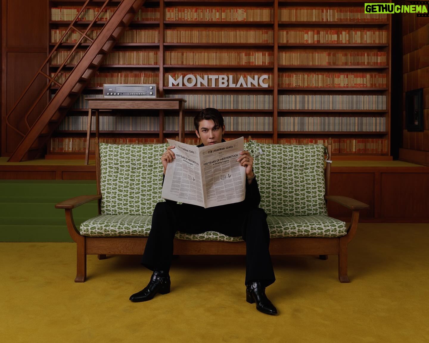 Suppasit Jongcheveevat Instagram - An unforgettable evening in LA as we honor a century of craftsmanship with Montblanc’s Meisterstück. @montblanc #mst100 #letswrite #wesanderson ✍️📗