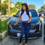 Susan Kelechi Watson Instagram - Thank you @Cadillac for getting me around LA in style. #XT4 #BeIconic #smoothsailing #foreverymoodImin
