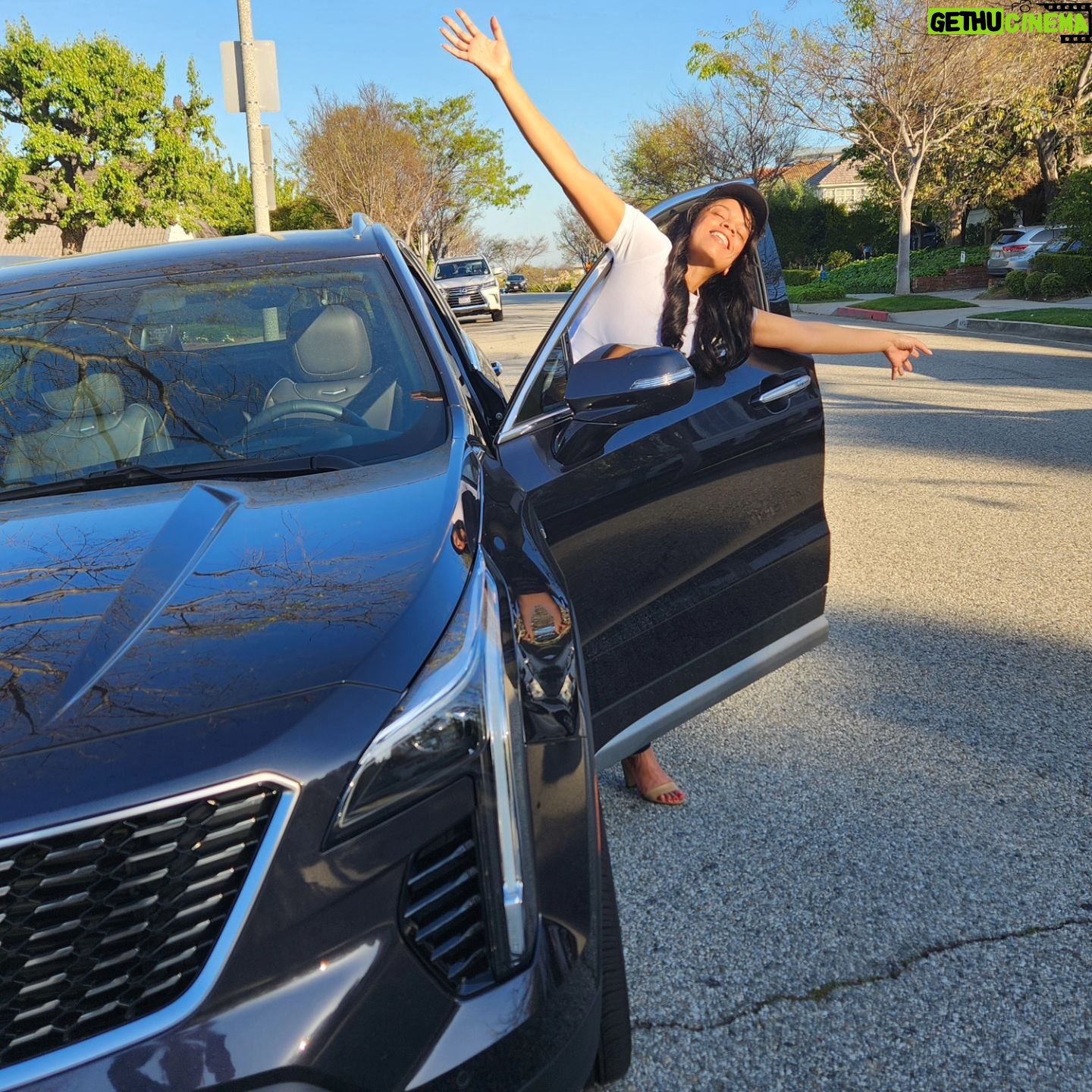 Susan Kelechi Watson Instagram - Thank you @Cadillac for getting me around LA in style. #XT4 #BeIconic #smoothsailing #foreverymoodImin