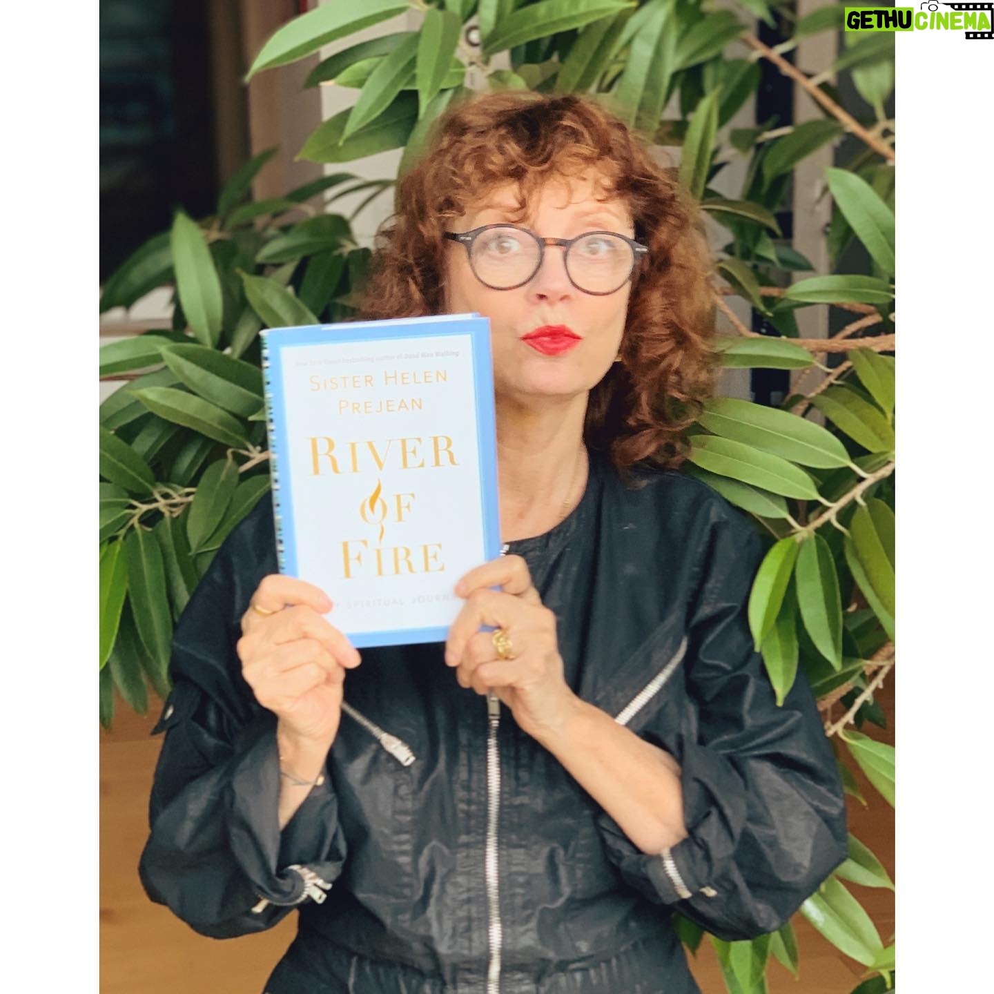Susan Sarandon Instagram - Can’t wait to find out what my dear friend @helenprejean has offered us in her new book River of Fire. Aren’t you curious about what happened before Dead Man Walking??
