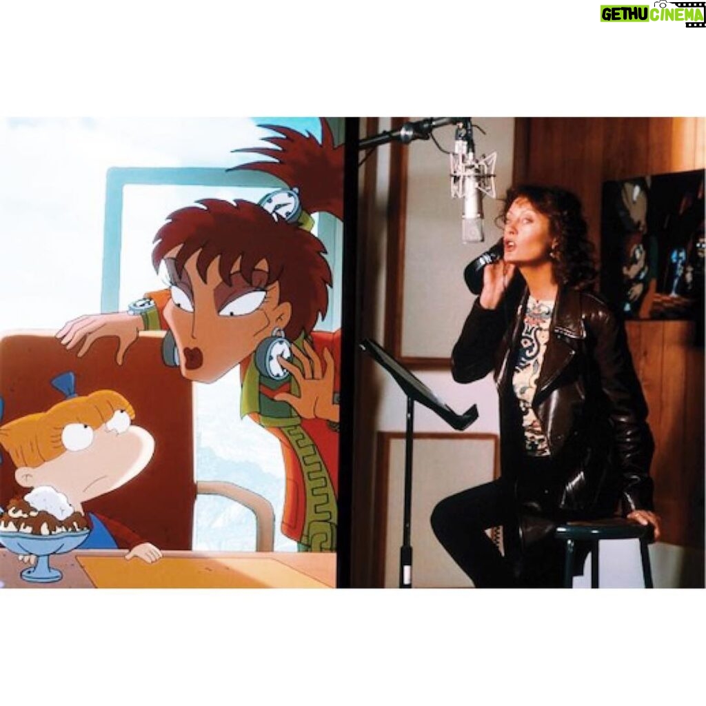 Susan Sarandon Instagram - Recording as Coco La Bouche for Rugrats in Paris in 2000. Miss those adorable little Rugrats. Are they in college now? 🤔