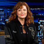 Susan Sarandon Instagram - Jimmy adds one more letterman jacket to @susansarandon’s collection! #FallonTonight