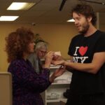 Susan Sarandon Instagram - I’m in love with this director who I’ve known since he was born. His dedication to get his film VHYES made and the fun we had making it is pretty special. The reviews compare him to Charlie Kaufman and David Lynch. I agree, but I think he's cuter. The film comes out Sunday and goes wide 1/17. Tickets at vhyes.fun (Link in bio). Proud of you @jackhenryrobbins.