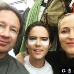 Susan Sarandon Instagram - My boy has the best new family. Respect. #Repost @gilliana ・・・ Family foreskin. #bts #TheXFiles
