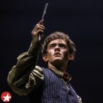 Sutton Foster Instagram - "Wait! What's your rush?! What's your hurry!?" Have you seen these new photos of Aaron Tveit, Sutton Foster and Joe Locke in the Broadway revival of SWEENEY TODD!? Swipe over to the link in our bio for tickets this spring. 📸: Matthew Murphy and Evan Zimmerman #aarontveit #suttonfoster #sweeneytodd #mrslovett #demonbarber #sondheim #stephensondheim #joelocke #tobias #tobiasragg #heartstopper #broadway #bway #curtaincall #musicaltheatre #musicals #nyc #photography