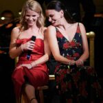 Sutton Foster Instagram - An unforgettable evening. 📷 by the amazing @jennyandersonphoto Sutton fashion credits — Style: @emilysanchezstyle Hair: @djquintero Makeup: @quinnmurphy Black gown: @michaelkors Shoes: @alexandrebirman Red dress: @oneof_ny Shoes: @alexandrebirman Red carpet look: Gown with roses: @markarian_nyc Shoes: @rogervivier Suit: @dereklam Shoes: @rogervivier All jewelry for Sutton: @tiffanyandco Cowboy look: Jeans: @everlane Shirt: @wrangler Boots: @crownvintagecompany @dsw #kelliohara #carnegiehall #nypops #suttonfoster #chums