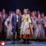 Sutton Foster Instagram - "Wait! What's your rush?! What's your hurry!?" Have you seen these new photos of Aaron Tveit, Sutton Foster and Joe Locke in the Broadway revival of SWEENEY TODD!? Swipe over to the link in our bio for tickets this spring. 📸: Matthew Murphy and Evan Zimmerman #aarontveit #suttonfoster #sweeneytodd #mrslovett #demonbarber #sondheim #stephensondheim #joelocke #tobias #tobiasragg #heartstopper #broadway #bway #curtaincall #musicaltheatre #musicals #nyc #photography
