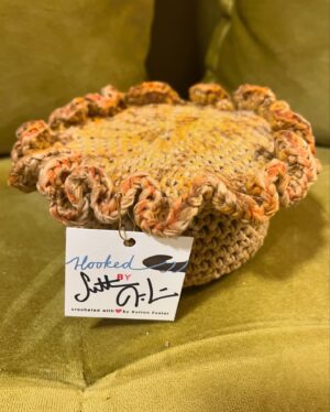 Sutton Foster Instagram - Did you come here for a pie sir?

We will be auctioning off these fresh baked crocheted meat pies THIS WEEK AND NEXT — ON STAGE at Sweeney Todd Broadway, for Broadway Cares/Equity Fights AIDS!

Every pie is one of a kind - cooked and hooked by ME! 

#bcefa #broadwaycaresequityfightsaids #sweeneytoddbroadway #crochet #lionbrandyarn 

@lionbrandyarn 
@bcefa 
@sweeneytoddbway