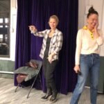 Sutton Foster Instagram - We are NOT having any fun. At all. Nope, not one bit. #kelliohara #carnegiehall #chums