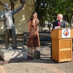 Sutton Foster Instagram - Amazing to visit and perform in Mason City, Iowa - Meredith Wilson’s ‘River City’! Thank you Mayor Bill Schickel for honoring me with the key to city! #masoncity #rivercity #iowa #meredithwillson #themusicman #themusicmanbroadway